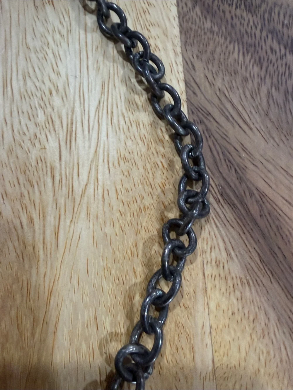 Tiffany & Co. Men’s Oxidized Silver-Tone Chain Necklace with Turquoise Pouch